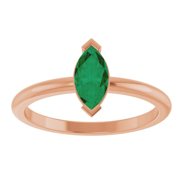 Lab-Grown Emerald | Marquise | 8 x 4mm