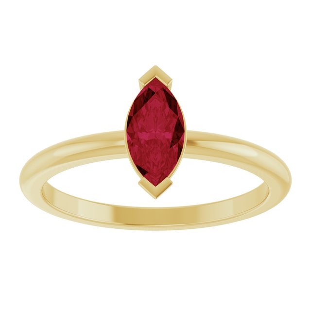 Lab-Grown Ruby | Marquise | 8 x 4mm