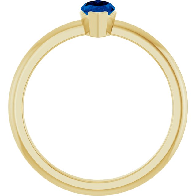 Lab-Grown Blue Sapphire | Marquise | 8 x 4mm