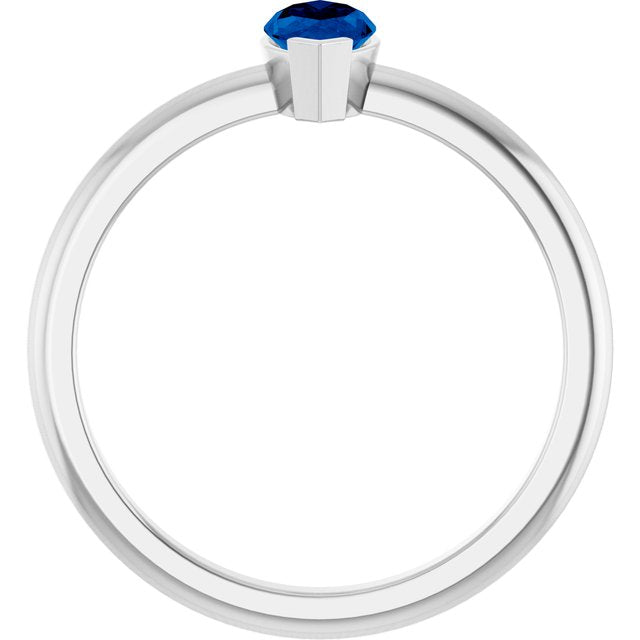 Lab-Grown Blue Sapphire | Marquise | 8 x 4mm