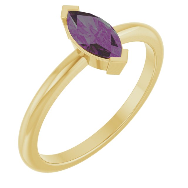 Lab-Grown Alexandrite | Marquise | 8 x 4mm