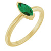 Lab-Grown Emerald | Marquise | 8 x 4mm