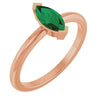 Lab-Grown Emerald | Marquise | 8 x 4mm