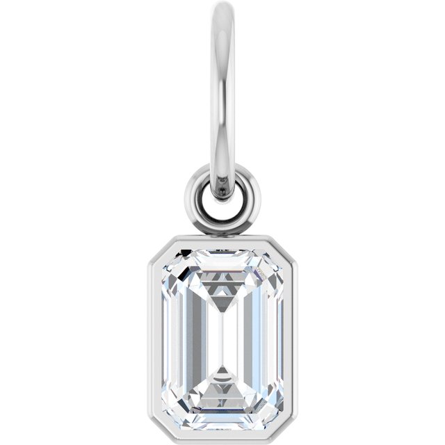 Lab-Grown Diamond | Emerald | 6 x 4mm