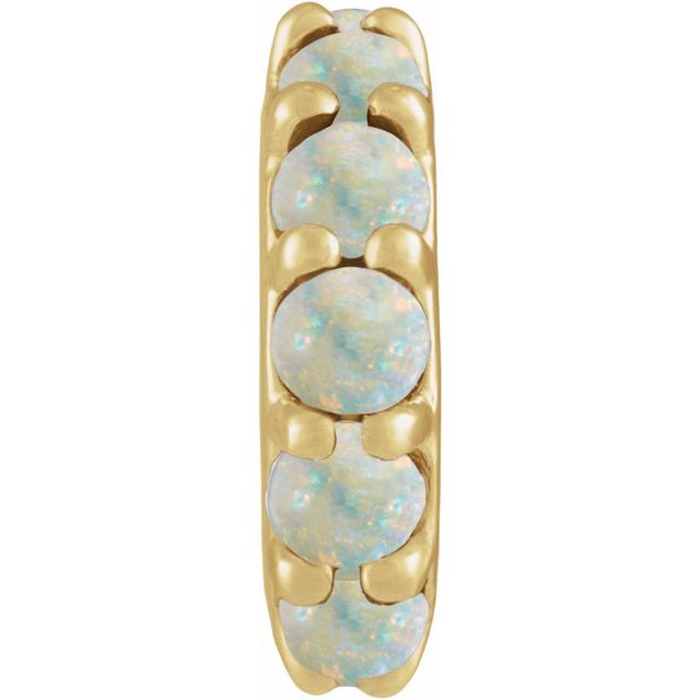 Natural White Opal | Round | 2mm
