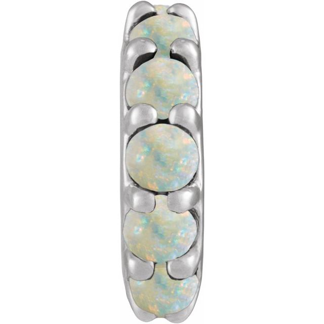 Natural White Opal | Round | 2mm