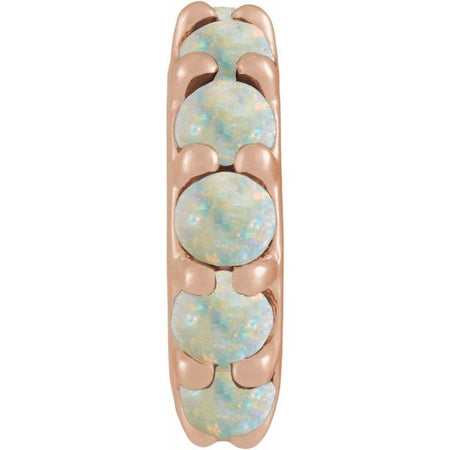 Natural White Opal | Round | 2mm