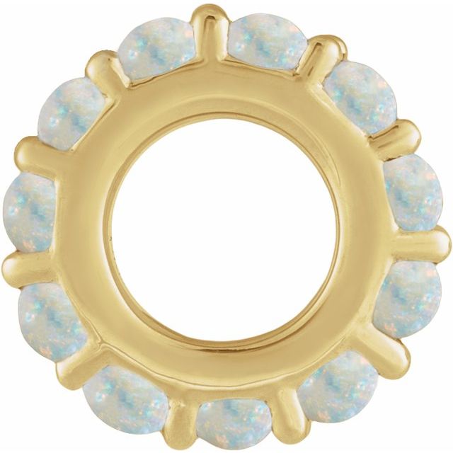 Natural White Opal | Round | 2mm