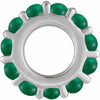 Natural Emerald | Round | 2mm | Lab-Grown Emerald | Round | 2mm