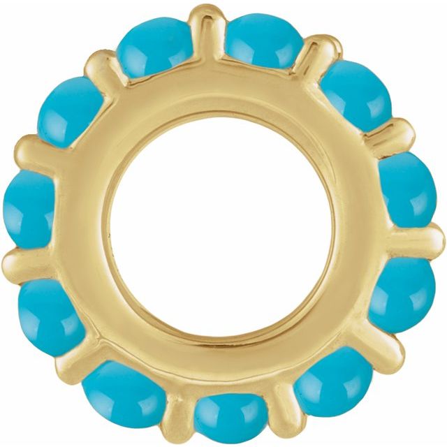 Natural Turquoise | Round | 2mm