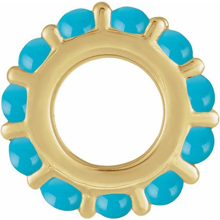 Natural Turquoise | Round | 2mm