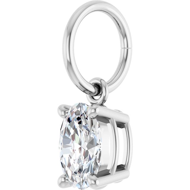 Natural Diamond | Oval | 6 x 4mm | Lab-Grown Diamond | Oval | 6 x 4mm