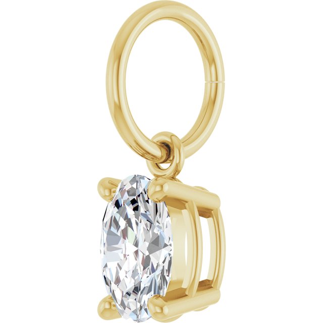 Natural Diamond | Oval | 6 x 4mm | Lab-Grown Diamond | Oval | 6 x 4mm