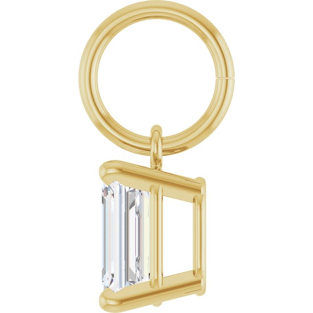 Lab-Grown Diamond | Emerald | 6 x 4mm