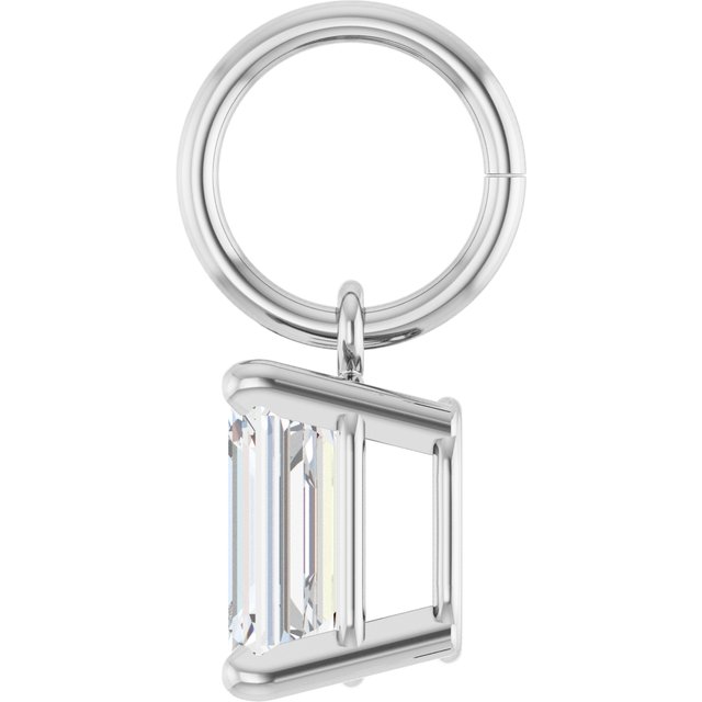 Lab-Grown Diamond | Emerald | 6 x 4mm