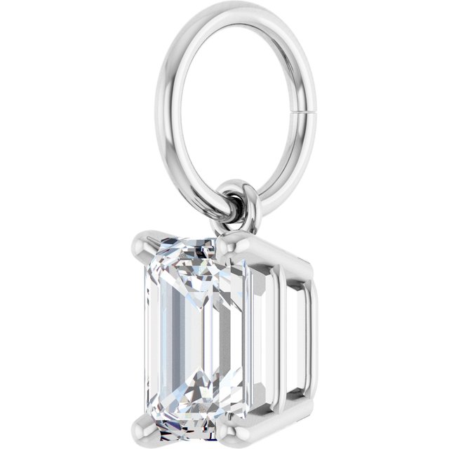 Lab-Grown Diamond | Emerald | 6 x 4mm