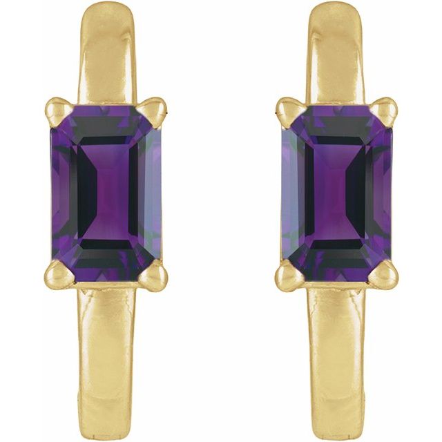 Natural Amethyst | Emerald | 5 x 3mm
