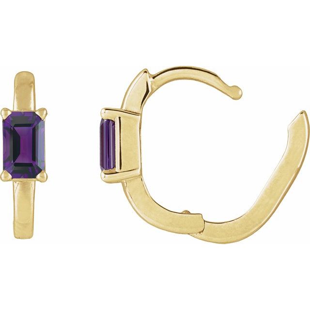 Natural Amethyst | Emerald | 5 x 3mm