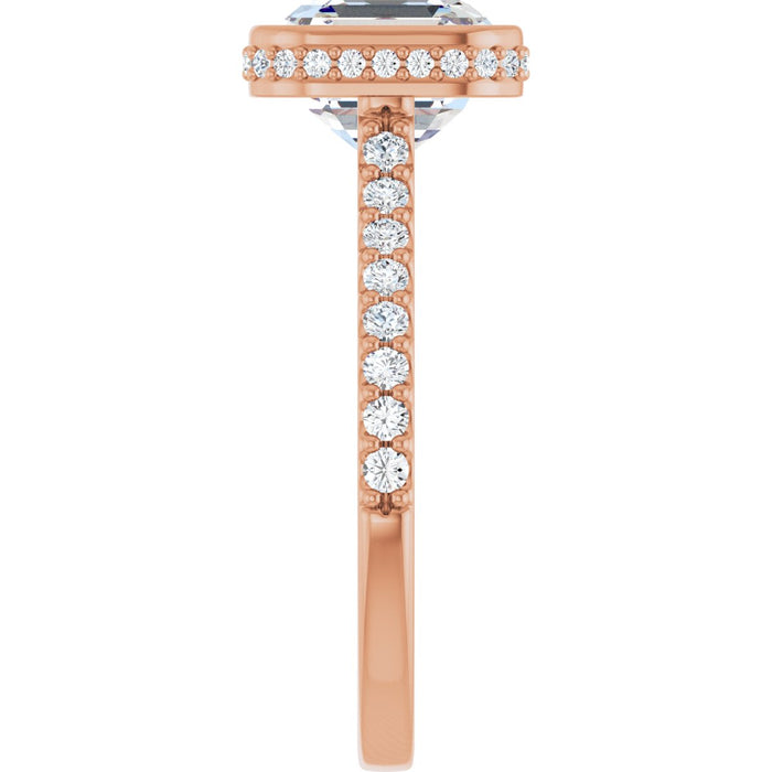 14K Rose | Asscher