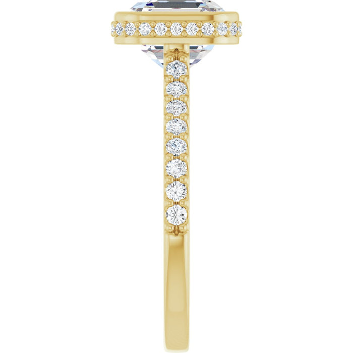 10K Yellow | Asscher
