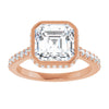 10K Rose | Asscher