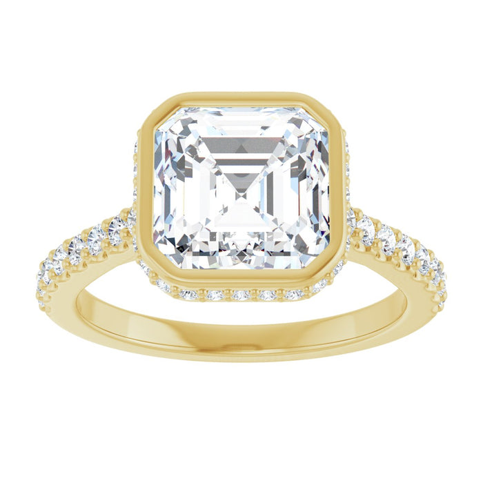 10K Yellow | Asscher