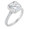 14K White | Asscher