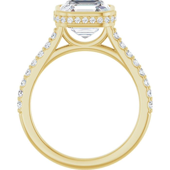14K Yellow | Asscher