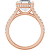 14K Rose | Asscher