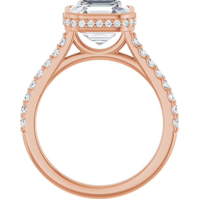 14K Rose | Asscher