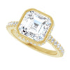 14K Yellow | Asscher