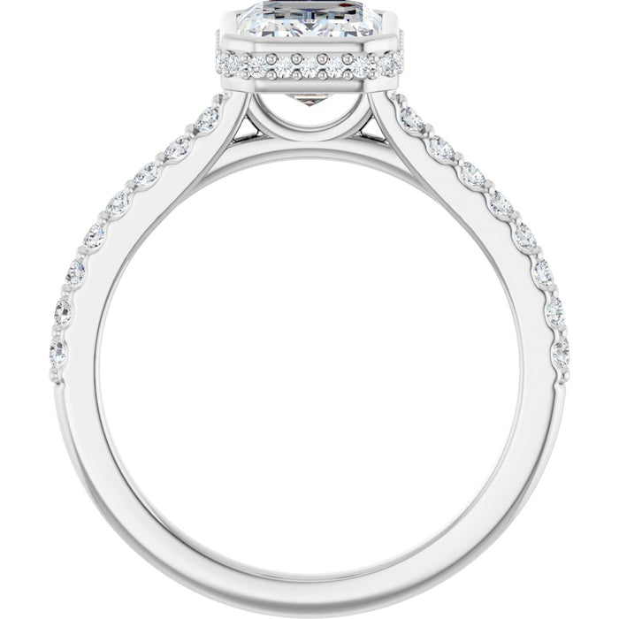 14K White | Emerald