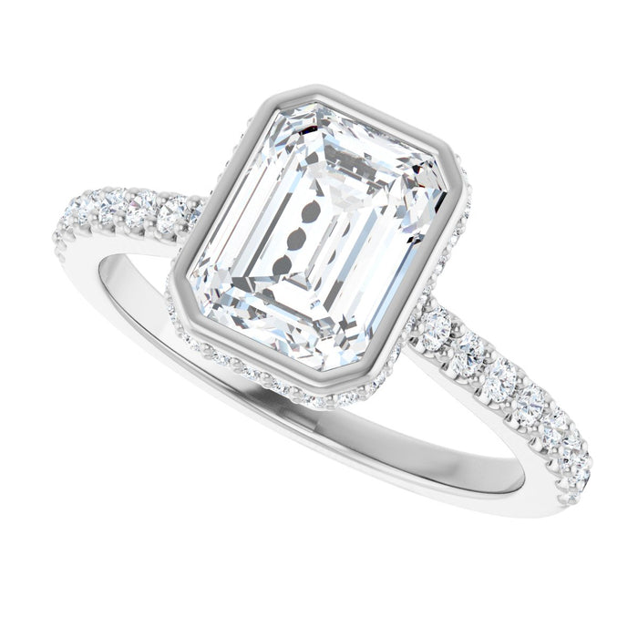 14K White | Emerald