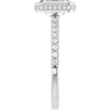 14K White | Emerald
