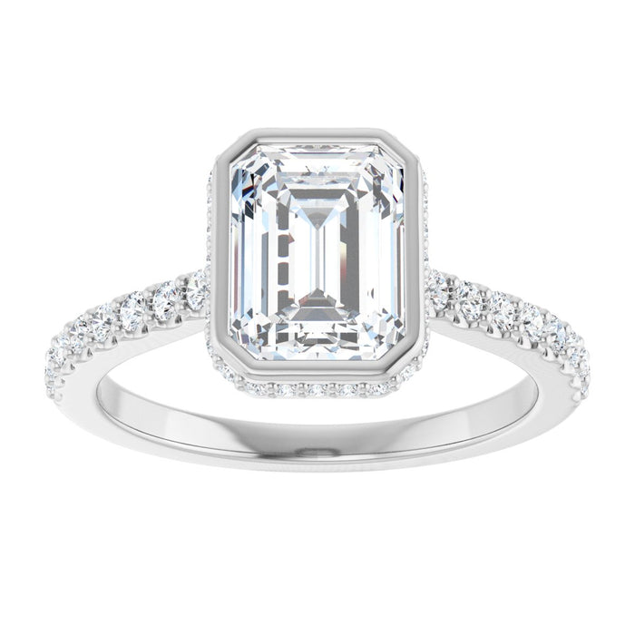 14K White | Emerald
