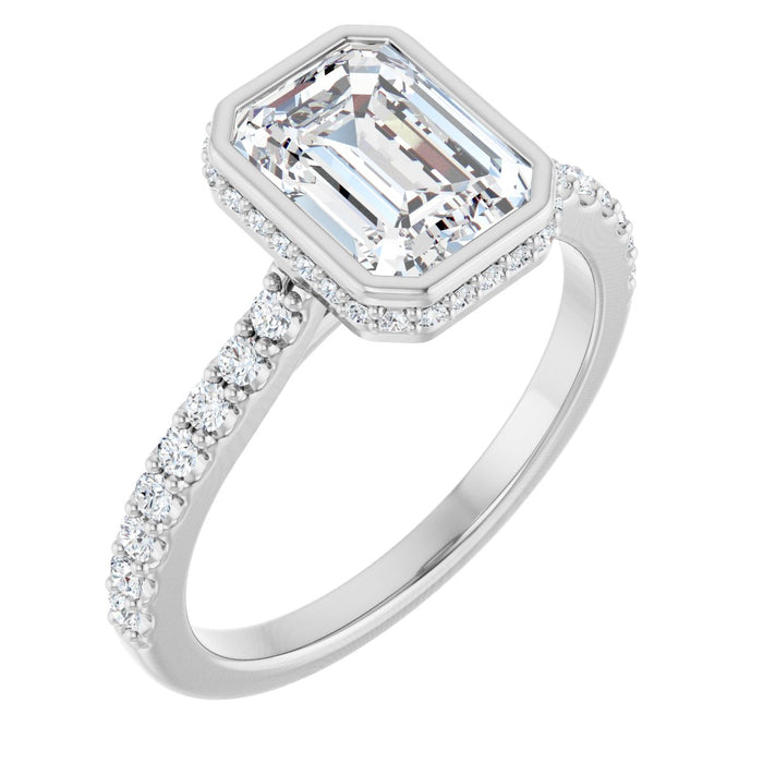 14K White | Emerald