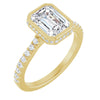14K Yellow | Emerald