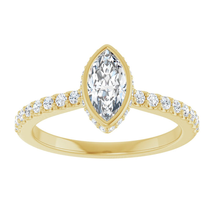 14K Yellow | Marquise