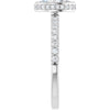 14K White | Marquise
