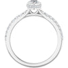 14K White | Marquise