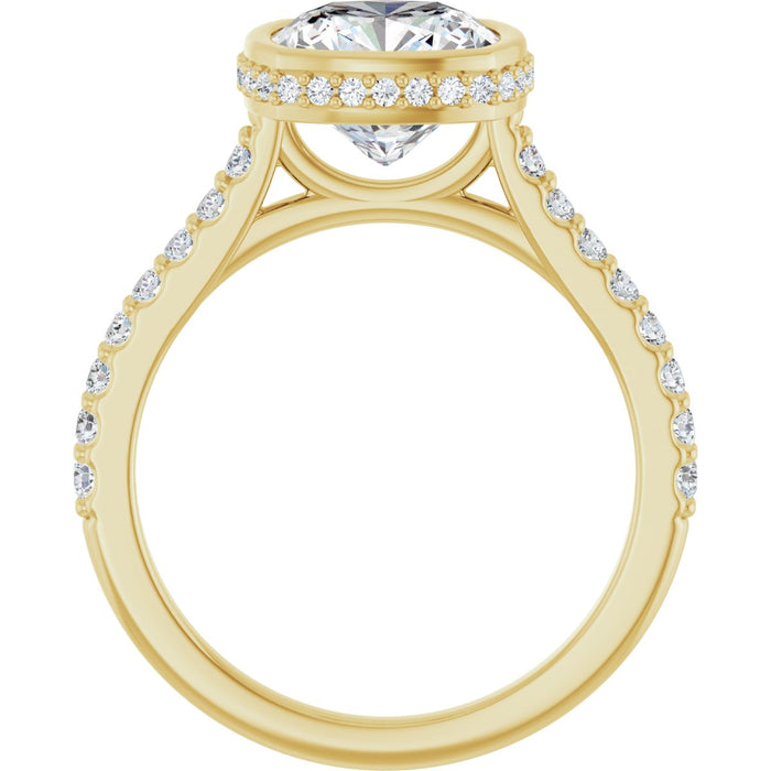 14K Yellow | Cushion