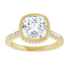 14K Yellow | Cushion