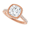 14K Rose | Cushion