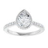 14K White | Pear