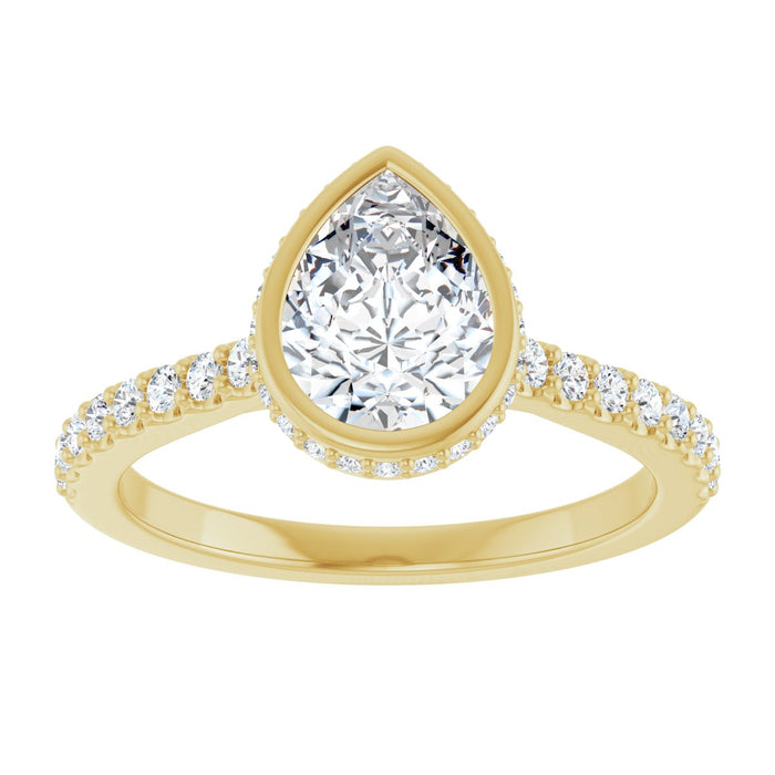 14K Yellow | Pear