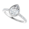 14K White | Pear