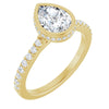 14K Yellow | Pear