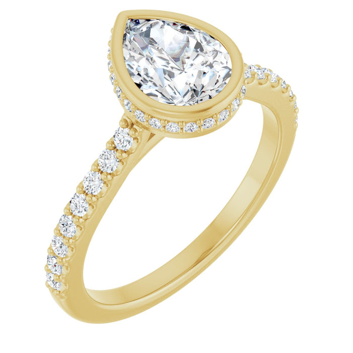 14K Yellow | Pear