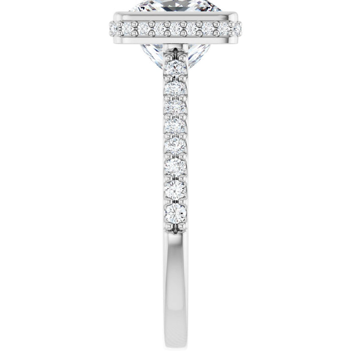 14K White | Square
