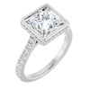 14K White | Square